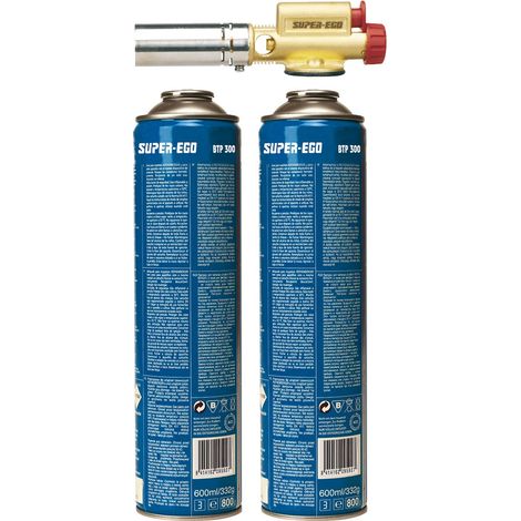 Chalumeau Easyfire con filettatura Piezo EU 7/16 + 2 serbatoi Btp300 1000000768 Super Ego - Super Ego