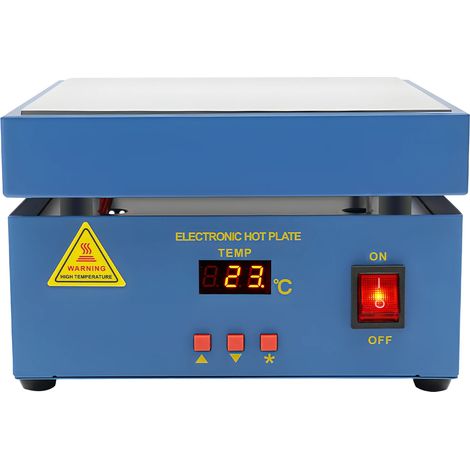 Saldatore, potenza 800 W, schermo LCD, bianco. (1/5)