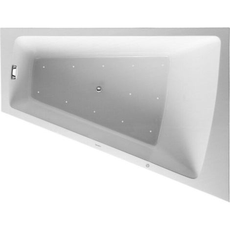 DURAVIT 760269000AS0000 Baignoire balnéo Paiova 1800x1400 mm, blanche (1/2)