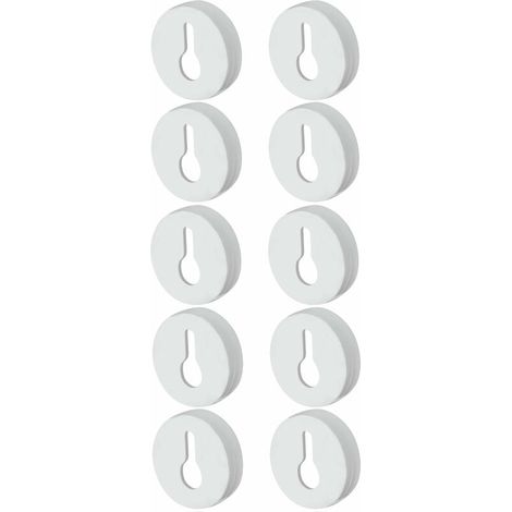 – Lot de 10 supports de cadre en plastique 30mm – Pour meubles en bois – Assemblage solide – Profondeur de perçage 9,5mm (1/2)