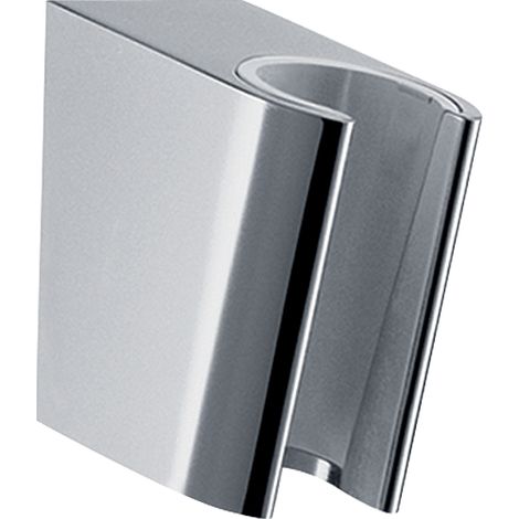 Hansgrohe – Support mural pour douchette chromé – Design anguleux – Montage facile – Matériaux haut de gamme – 28331000