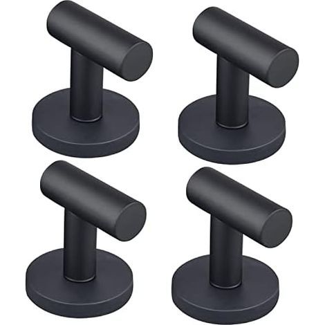 Robust magnetically coated garage hooks with rare earth elements for hanging cruise class, kitchen lockers, metal doors (D43mm 4Hook) - (1/5)