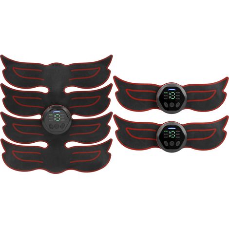 Appareil de fitness intelligent avec affichage numérique, charge, ceinture de massage EMS pour les muscles abdominaux. (1/5)