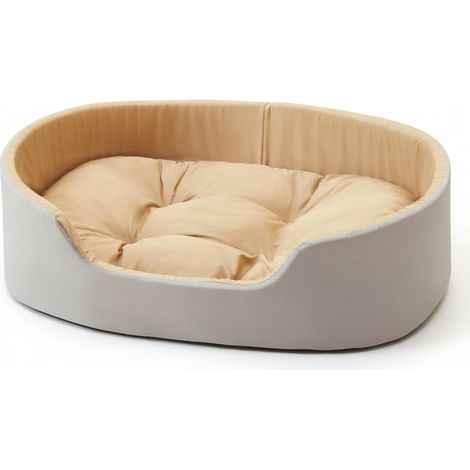 Panier marron S moelleux en mousse animaux 40 x 30 cm 5 kg (1/5)