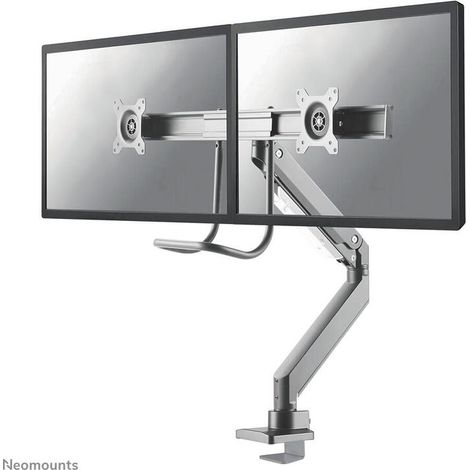 Neomounts NM-D775DXSILVER soporte de escritorio plata para doble pantalla (1/4)