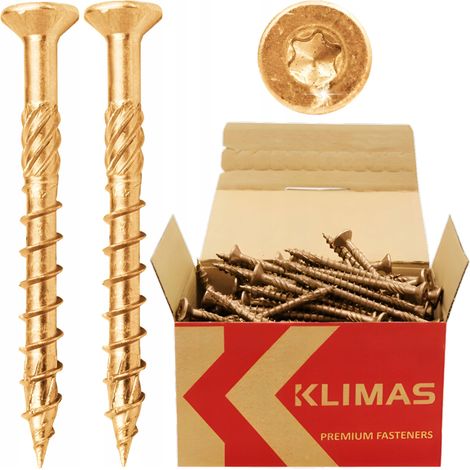 Vis à bois 5x80 mm - Torx - 200 pièces - Résistantes et polyvalentes - Idéales pour vos projets (1/5)