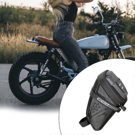 Sacoche arrière de moto avec grand espace de rangement pour équipement (1/4)