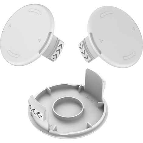 Tapa de carrete de repuesto AC14HCA compatible con desbrozadoras Ryobi de 18 V, 24 V y 40 V – Tapa de carrete 993373001 para desbrozadoras Ryobi One+ (paquete de 3) (1/5)
