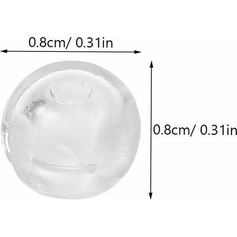 Attaches à perles pour stores vénitiens en stock, fixations pour stores à perles de 4 mm/0,15 pouce, outil de sertissage transparent (30 pièces) (1/5)