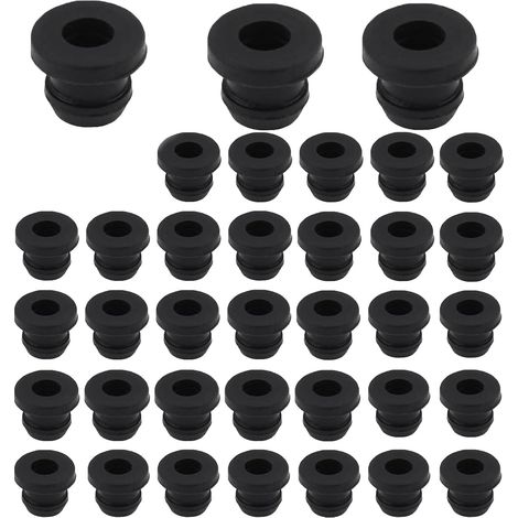 Dometic Lot de 36 pieds en caoutchouc rouillé pour supports de casseroles avec barres de 5 mm (1/5)