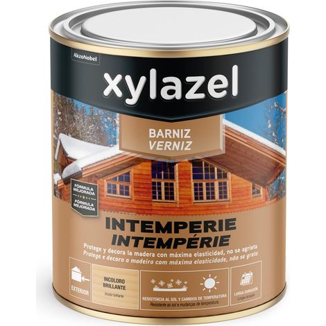 Vernis intempérie pour extérieur satiné incolore 750 ml