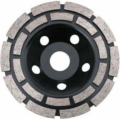Disque Diamant, Diamant à Meuler 125 mm à Meuler le Béton, Meule Diamantée Universelle pour Poncer Béton, Pierre, Granit Chape, Maçonnerie, Usage Universel-- (1/5)