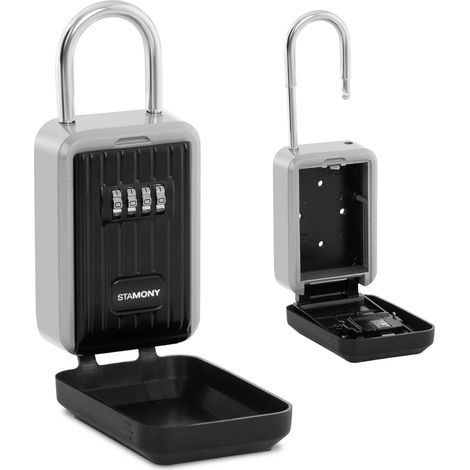 Cassetta di sicurezza per chiavi con serratura a combinazione e lucchetto + coperchio ST-KS-300N (1/5)