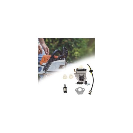 Carburateur avec conduite de carburant - Kit de filtre à carburant pour débroussailleuses Fuxtec FX-PS152, FX-MS152, FX-MT152, MFS520, FX-FSR152 - Multiool 2 en 1 4 en 1 3 HP 52cc. (1/4)