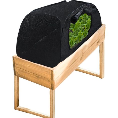 Couverture végétale pour rangées de jardin, couverture végétale pour plates-bandes, filet d'ombrage pour protéger les semis, Noir (1/5)