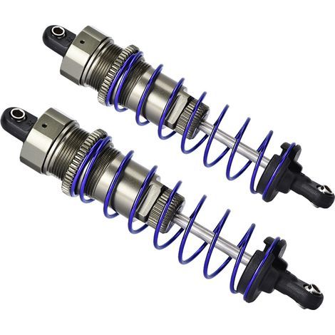 2 amortisseurs métalliques pour voiture RC 1/10, pièces détachées et accessoires (92 mm) (1/5)