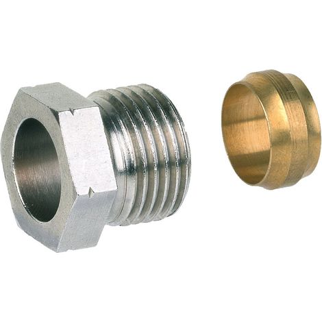 Verschraubung FIG Cu-, Stahlrohr, G 3/4 IG, 22mm