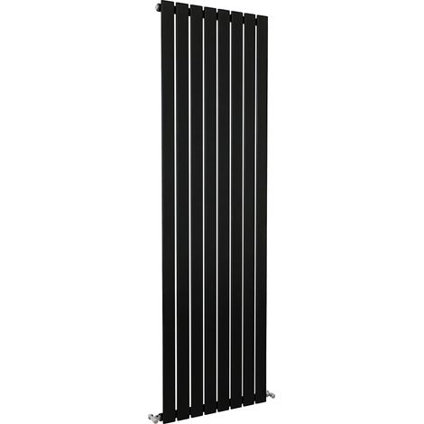 SKY Bathroom Flat Panel Radiator Vertical 1800x544mm Single Black (1/5)