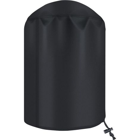 Housse pour barbecue, housse pour barbecue Kettle imperméable et résistante en tissu Oxford 420D indéchirable et résistant aux UV avec sac de rangement (75 x 70 cm) (1/5)