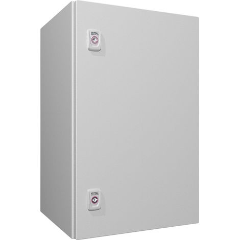 [NEUWERTIG] B-Ware Rittal Schaltschrank AX 1338.000 Stahlblech IP66 1türig Lichtgrau 380x600x350mm (1/2)