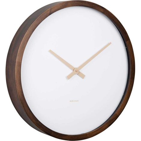 Horloge murale en bois Ancho 50 cm (1/3)