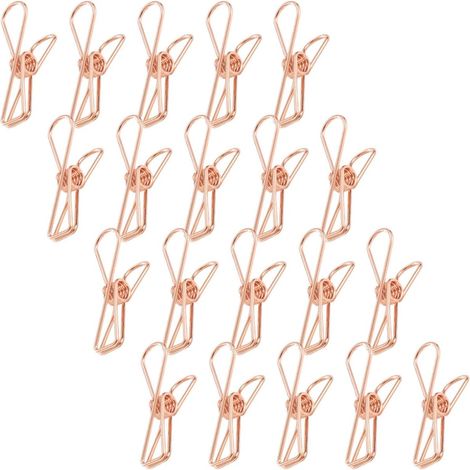 Pinces métalliques réutilisables Luxshiny pour guirlandes (1/5)