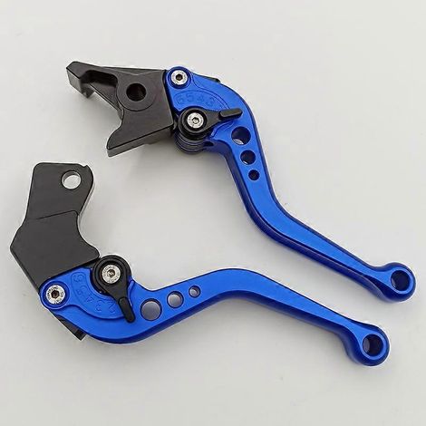 Accessoires pour moto Suzuki SV650 99-09 : klaxon de frein modifié, poignée d'embrayage, biellette de direction (bleu 1) (1/5)