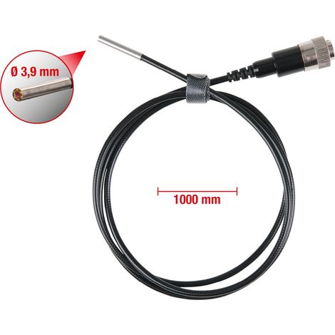 KS Tools HD-Videoskop-Sonde, 0°, Ø 3,9 mm