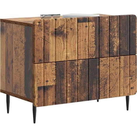 Maison Exclusive - Nachttisch Altholz 62 x 34,5 x 49,5 cm Holzwer