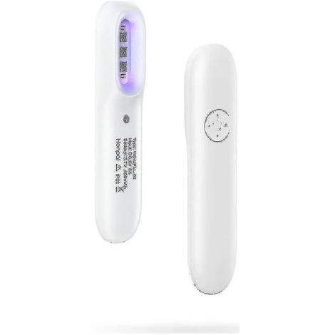 Mini-311nm-LED-Sterilisationslampe, tragbare Schmalband-UV-Phototherapielampe mit Timer und Schutzbrille.