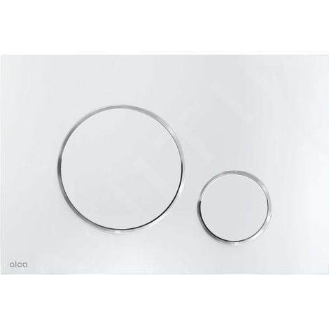 Bouton de commande pour systèmes dissimulés, finition chromée brillante (1/3)