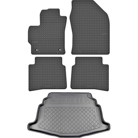 Toyota Corolla XII E210 Hatchback desde febrero de 2019. JUEGO: alfombrillas de goma para coche + alfombrilla para maletero. (1/5)