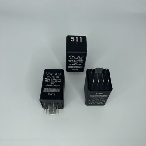 Volkswagen glow plug relay 511 04L907282 Volkswagen glow plug relay 51299060