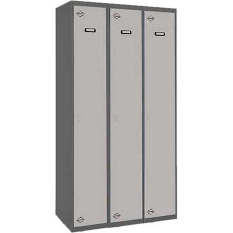 Taquilla 1800x900x500 SIMONLOCKER PROFESIONAL SINGLE 3/3 300 (900) AN/GR marca SIMONRACK