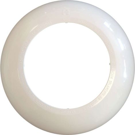 Hayward – Enjoliveur pour projecteur de piscine 100W – Compatible Cofies – Diamètre intérieur 117mm – Entraxe fixations 110mm – Coloris blanc