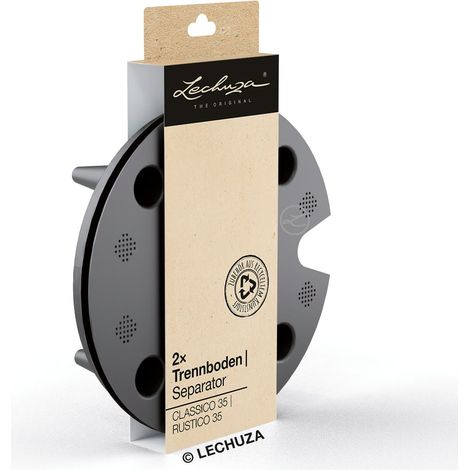 LECHUZA® Ersatzteil 2 Trennböden für CLASSICO Color 35 & RUSTICO 35 (1/2)