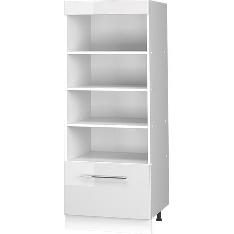 Küchenregal Fame-Line, Weiß Hochglanz/Weiß, 60 cm, Vicco (1/5)