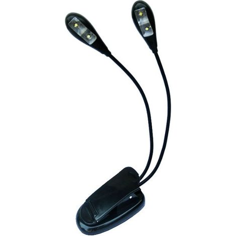 Lampe de bureau trépied NN à 4 LED avec pince LED (1/3)