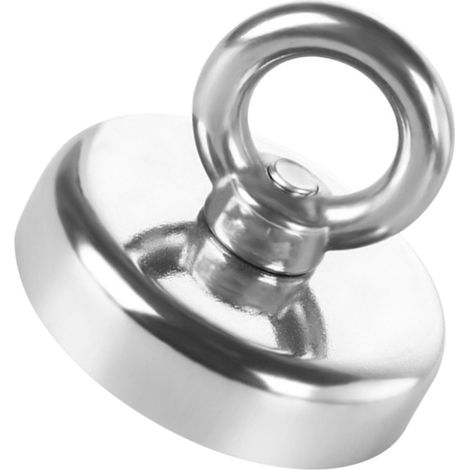 Aimant de pêche 40KG force de traction puissante avec corde en nylon 20m pour lac rivière (1/5)