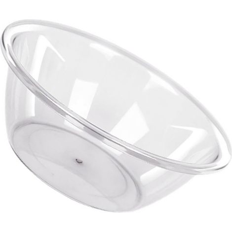 Lavabo Transparent Épaissir PET Durable Grande Capacité Multifonction Rond Clair Lavabo Plat Baignoire pour La Maison Cuisine Salle De Bain (1/5)