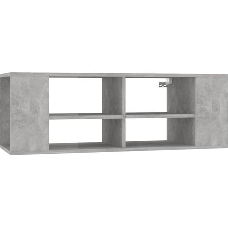 Maison Exclusive - TV-Wandschrank Betongrau 102x35x35 cm Holzwerk