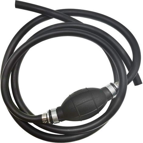 Kit d'assemblage de conduite de carburant en caoutchouc pour moteur hors-bord marin de 3/8 po avec colliers de serrage pour poire d'amorçage (1/5)