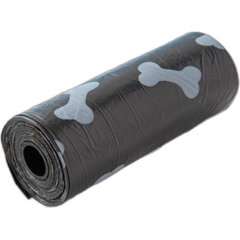 Sacs pour le nettoyage extérieur lors des promenades canines, format rouleau pratique (1rouleaux,15 sacs par rouleau) (1/2)