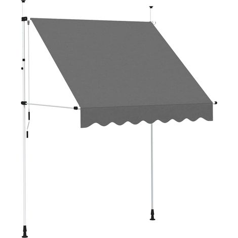 Maison Exclusive - Toldo retráctil de operación manual antracita
