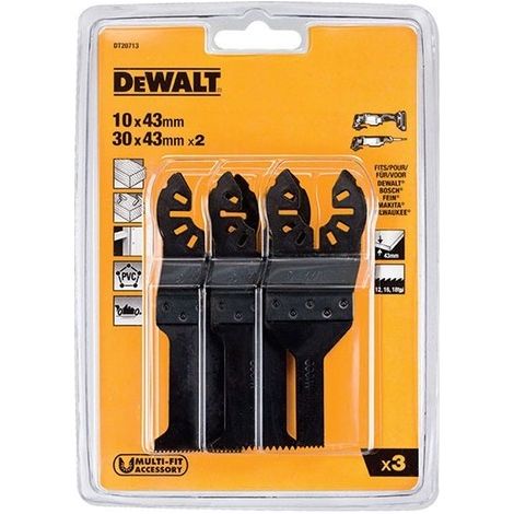 Lot de lames de scie segment pour multicutter – PVC et bois – Coupe nette pour clous et vinyle – Compatible avec DEWALT DT20713-QZ (1/5)