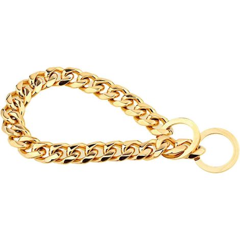 Collier de sport pour chien en acier inoxydable 25-26 pouces (1/4)