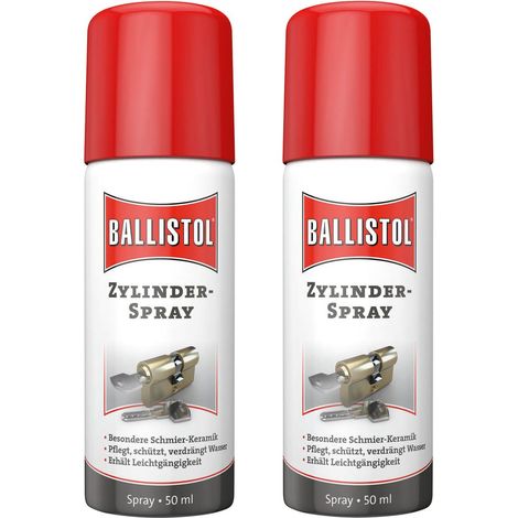 Spray pour cylindres BALLISTOL, 50 ml, lot de 2