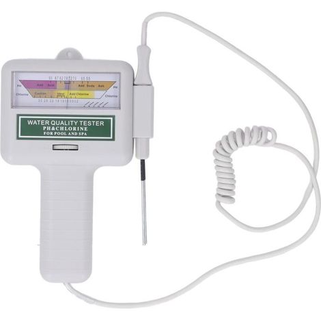 PC-101 Schwimmbadwasserqualitätstester, pH-Teststift, Chlorwasserqualitätstester (1/5)