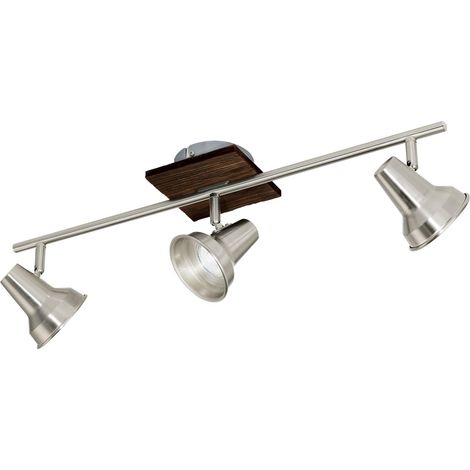 Rail spot LED, rampe de 3 spots orientables, barre de spots (1/3)