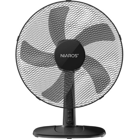 Ventilateur de bureau Lathor Ø43cm 45W Noir